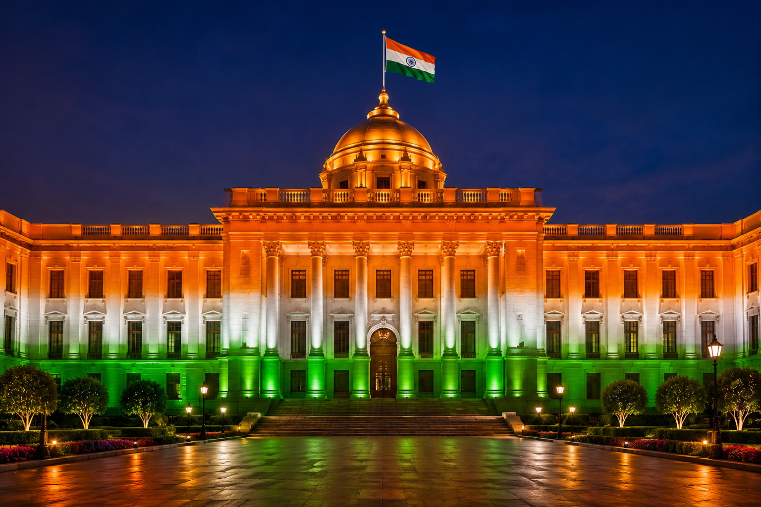 Government Facade Lighting